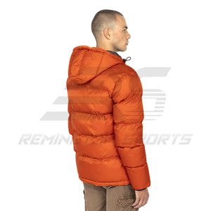 Custom Logo <b>Men's</b> Puffer <b>Jacket</b> Long Sleeve Latest Style Custom Made <b>Men's</b> Winter Puffer <b>Down</b> <b>Jacket</b> - Product Image 3
