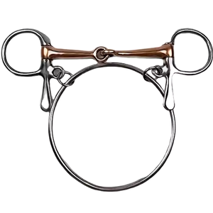 Boquilla Lisa veterinaria, Media cuchara, broca de filete de una sola articulación para caballos, pulida, todas las brocas de filete de caballo disponibles - Product Image 6