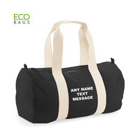 Sac de sport pliable personnalisé en toile tendance avec fermeture éclair pour voyage, grande capacité, vente en gros, fabriqué au Vietnam