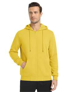 Streetwear 450gsm 100% Cotton Oversized Mens Zip up Hoodies Casual Blank <b>Zippered</b> <b>Hoodie</b> Men's Hoodies - Product Image 3