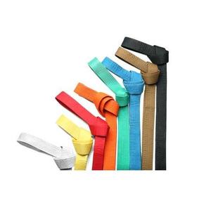 Cinturón de artes marciales de calidad superior tela de algodón y poliéster fieltro en el interior para Taekwondo Judo Karate etiqueta personalizada - Product Image 3