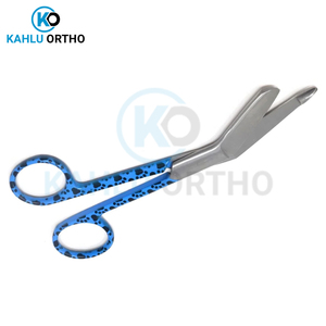 Ciseaux de chirurgie de bonne qualité de couleur bleue en gros la base des Instruments orthopédiques chirurgicaux par KAHLU ORTHOPEDIC - Product Image 6