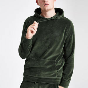 เสื้อฮู้ดกำมะหยี่สำหรับผู้ชายเสื้อฮู้ดกำมะหยี่ให้ความอบอุ่นฮิปฮอป - Product Image 5