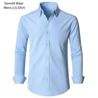 Kemeja pria warna polos Kemeja pria yang nyaman