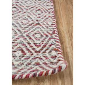 พรมจาไพร์ US Abrash สีน้ำเงิน ลายเรียบ ทอจากขนสัตว์และวิสโคส ลายเรขาคณิต สำหรับใช้ในบ้าน-ADWV-13047 - Product Image 4