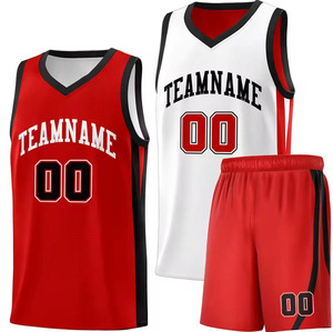 Maillot de basket-ball imprimé par transfert de chaleur ensembles respirants uniforme de basket-ball - Product Image 1