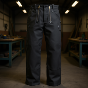 Pantalones de Trabajo Klaus Talla 52 Negros FHB Perchas para Pantalones y Faldas - Product Image 3