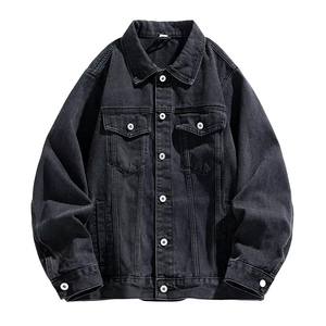 Men's Denim Work <b>Jacket</b> for Men High Quality Spring Autumn <b>Vintage</b> Multi-color <b>Motorcycle</b> Denim <b>Jackets</b> - Product Image 3