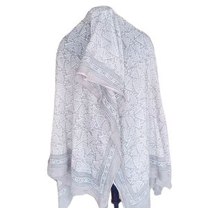 ผ้าโสร่งชายหาดผ้าโสร่งบิกินีผ้าคอตตอนพิมพ์ลายบล็อกด้วยมือมาใหม่ของอินเดีย - Product Image 1