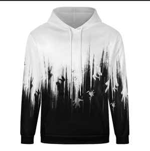 Pull à capuche pour homme automne et hiver 100% polyester décontracté couleur unie haute qualité poids lourd bon prix - Product Image 1