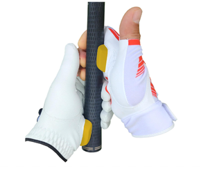 Logo personnalisable Gant de golf unisexe de haute qualité Cabretta Gants de golf en cuir de mouton pour les mains gauche et droite - Product Image 3