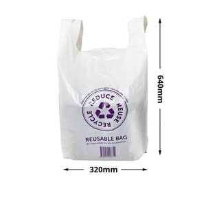 ถุงช้อปปิ้งสำหรับร้านขายของชำแบบย่อยสลายได้โลโก้ได้ตามต้องการ - Product Image 4