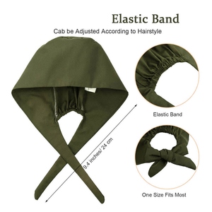 Bonnet médical tendance 2025 en coton tricoté unisexe pour médecin, infirmière, chirurgien, logo personnalisé OEM, réutilisable, usage hospitalier - Product Image 3