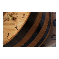 Boîte à piles rustique artisanale en bois brun, design 3 anneaux, pour salon, cuisine, bureau, bière, La Casa Del