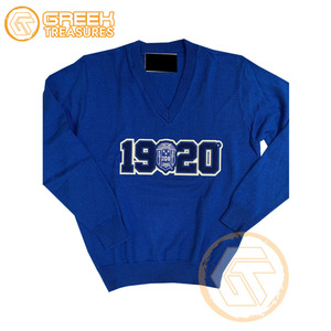 Sudadera de Invierno para Mujer con Cuello Redondo, Bordada a Medida, Lisa y Teñida, de GREEK TREASURES, para la Hermandad Zeta Phi Beta, Venta al por Mayor - Product Image 3