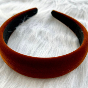 Premium Velvet <b>Headbands</b> Plain Design for Fashionable Style - Product Image 1
