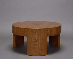 Mesa de Madera Artesanal de Lujo, Mesa de Centro de Madera Maciza con Diseño Elegante para el Hogar, Oficina y Hostelería - Product Image 2