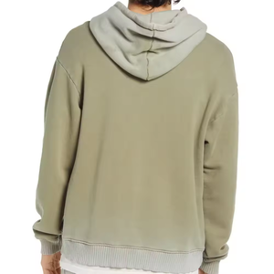 2024 OEM para hombre, venta al por mayor, sudaderas con capucha hechas a medida, nuevo diseño, bloque de Color, felpa francesa, 420gsm, 100% algodón, envío DDP - Product Image 6