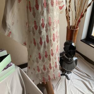 Robe Anarkali traditionnelle pakistanaise, tenue indienne brodée en georgette, salwar kameez pour les fêtes, vêtements ethniques en coton - Product Image 3