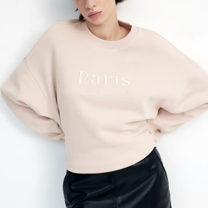 ODM Top vente élégant sweat à capuche pour femme imprimé numérique coupe-vent rue mode pull - Product Image 5