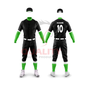 Tenues de baseball de qualité supérieure, impression par sublimation personnalisée, polyester léger, tissu respirant, logo personnalisé - Product Image 3