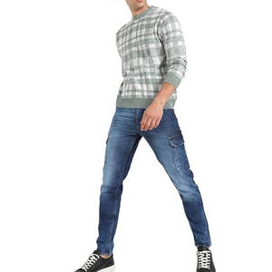 Suéter Transpirable de Cuello Redondo para Hombre, 100% Algodón, Informal de Verano, Tejido de Punto, MOQ Bajo, Precio Económico, Diseño Personalizado - Product Image 6