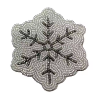 Glowin fashion-Dessous de verre pour thé perlé, élégant motif de fleurs blanches et dorées, pour la décoration de table, nouvelle collection