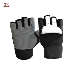 2025 Pakistan fait demi-doigts gants de gymnastique pour musculation haltérophilie cyclisme en plein air Fitness entraînement en cuir entraînement - Product Image 1