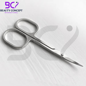 Ciseaux à ongles à cuticules antidérapants durables du meilleur fournisseur Matériau en acier inoxydable Propre logo Vente à chaud Lame courbée et tranchante - Product Image 5