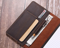 Notebook kulit ukuran A4 & A5 bantalan menulis dengan penutup keras bisnis & hadiah kelulusan