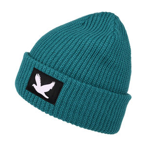 Bonnets personnalisés de haute qualité pour hommes, femmes et unisexe, motif uni, bonnet de sport d'extérieur, bonnet chaud décontracté, tricot uni - Product Image 1