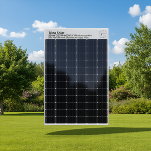 Panneau solaire monocristallin de type N Trina Solar 550W-600W avec feuille arrière blanche et face en verre - Product Image 3