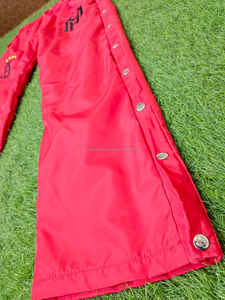 2024 OEM logotipo personalizado hombre nailon cortavientos impermeable acampanado botón lateral cremallera pantalones de chándal pantalones de hombre - Product Image 6