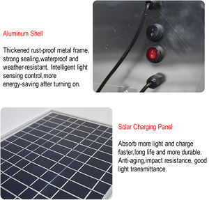 تاجر 12v 5w سعر علامة السلامة المرورية وامض مثلث شمسي للطريق الألومنيوم 48 بوصة أدى علامات تحذير العائد - Product Image 3