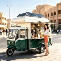 Chariot à donuts personnalisable avec friteuse, station de glaçage et machine à café pour les ventes matinales en pleine heure de pointe