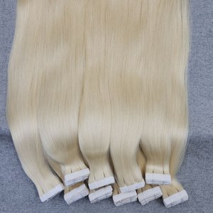 Extensions de cheveux vierges vietnamiens DR04 Dream Hair à prix de gros, blanchies, à bandes adhésives, super double drawn, haute qualité, lisses et soyeuses - Product Image 1