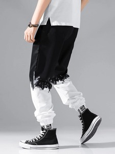 Cotton Wear Men's Sweatpants Solid Color Fashionable Quick Drying Washed Style Men's Pants and <b>Trousers</b> - Product Image 5