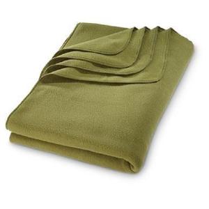 100% Pure Nouvelle Laine Polyester Fil Teint Épais Vert Olive Couverture Personnalisée 150x200cm - Product Image 5