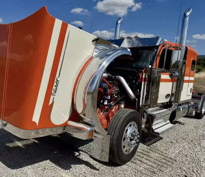 Best!! STRONG CLEAN 2024 2025 Peterbiltt 589 Sleeper Semi <b>Truck</b> - 72" Flat Top Sleeper- 6x4 Diesel Manual Used <b>Truck</b> for Sale - Product Image 3