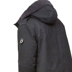 Parkas pour hommes personnalisées, hiver, chaudes, respirantes, rembourrage en laine et coton, longueur longue, imperméables, fabricant, nouvelle arrivée - Product Image 5