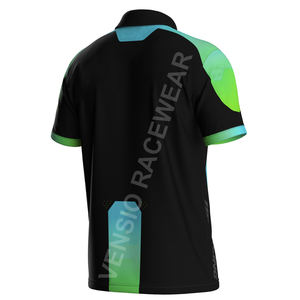 Polo imprimé à manches courtes pour homme MTB DH MX Pit Crew - Product Image 6