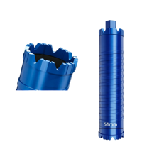 Foret diamanté 51 mm à paroi mince, soudé haute fréquence pour la construction, le béton armé et l'ouverture de conduites