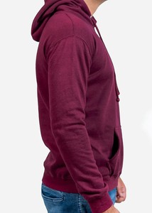 Sweat à capuche décontracté 100% coton polaire de haute qualité pour hommes sweats à capuche lourds sweat-shirt unisexe Logo personnalisé - Product Image 4