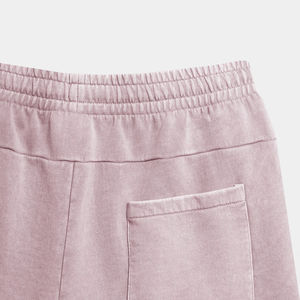 Pantalones cortos de temporada de otoño para hombre 100% algodón polar francés Terry patrón sólido envío rápido-venta al por mayor - Product Image 5