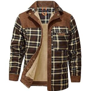 Dernier modèle 2026, services OEM, vestes à carreaux personnalisées, chasse, randonnée, patchwork, tendance, imperméables, respirantes - Product Image 1