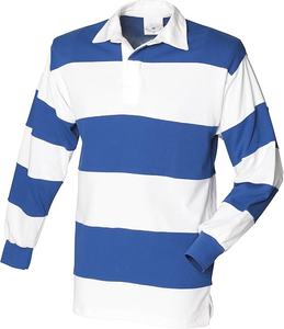 Breathable Rugby <b>Shirts</b> Customized Unisex 100% Heavy Cotton Rugby <b>Shirt</b> Custom Sublimation Sportswear Sewn <b>Stripe</b> <b>Long</b> <b>Sleeves</b> - Product Image 2