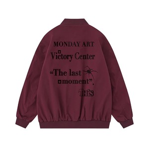 Vestes aviateur pour hommes 2025 automne veste assortie pour Couple Hip-hop Streetwear lettre imprimé Baseball veste mode homme manteau - Product Image 3