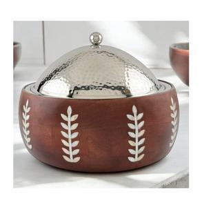 Ollas Decorativas de Metal para Hotpot con Asa Larga, Diseño Árabe, Tapa de Acero Inoxidable, Tamaño/Color Personalizables para Ramadán y Bodas - Product Image 4