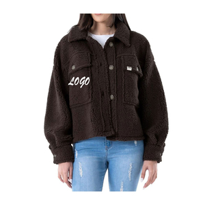 Sobrecamisa Elegante para Mujer 2025, Nueva Moda Personalizada, Abrigo Tejido Vintage de Manga Larga, Ropa Exterior Informal Transpirable de Otoño, 100% Poliéster - Product Image 4