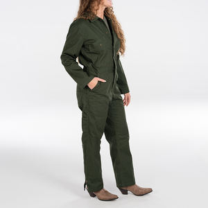 Overol de Trabajo de Manga Larga para Mujer de Alta Calidad, Resistente al Fuego, de Algodón, Transpirable, Ligero y con Función Antiestática - Product Image 4